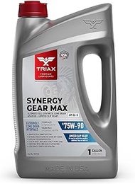Triax Synergy Gear MAX 75W90 GL-5 Limited Slip, Ultra Long Drain 500k Miles, Manual Transmission, Ge