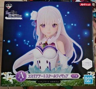 BANDAI 一番賞 RE:ZERO 從零開始的異世界生活 A賞 EMILIA 胸像