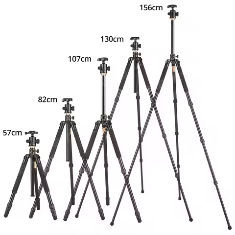 QZSD Q999H New Professional Aluminum Portable Travel Video Camera Tripod and Head SLR Digital SLR Ca