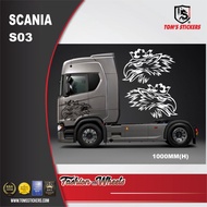 SCANIA TRUCK BODY STICKERS SET SCANIA S03