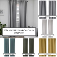 IKEA MAJGULL (Part 1:Langsir) - Room darkening/Block-out Curtain