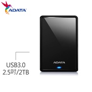 【HV620S 】威剛 ADATA 2TB 2.5吋行動硬碟 黑色/USB3.1/3年保固
