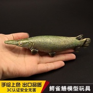 Simulation Crocodile Eel Model Children's Solid Fish Tank Landscaping Animal Ornaments Ornamental Fi