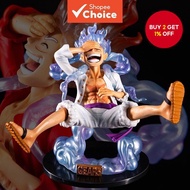 New 17cm Anime One Piece Figure Luffy Gear 5 Action Figure Sun God Luffy Nika PVC Collectible Statue