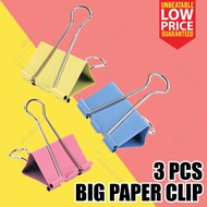 Paper Clips Metal Binder Office School Documents Stationery Mix Colors/Klip Kertas