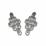 Bvlgari 寶格麗 Serpenti系列 18K白金 鑽石耳環