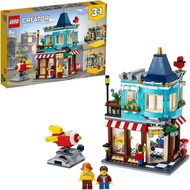 LEGO 31105 Creator 3-in-1 Townhouse Toy Store - Cake Shop - Florist Building Set with Flowers and Wo