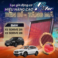 BMW X1 sDrive 20i/ 28i engine air filter. Xfilter engine air filter, high quality BMW engine filter,