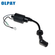6E0-85570 Ignition Coil With Cap For Yamaha Boat Motor 2 Stroke 4HP 5HP Parsun Powertec SEAPRO etc 5