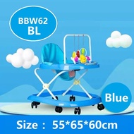 👉 READY STOCK 👉🇲🇾 BBW62 High Quality Newborn Baby Walker Anti Rollover Seat Bayi Jualan Murah Scoote