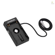(Docooler)Andoer Camera DV Battery Power Supply Mount Plate Adapter with 1/4 Inch Screw for Blackmag