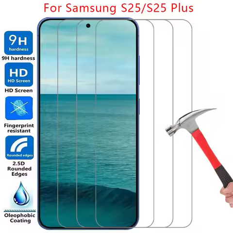 screen protector for samsung galaxy s25 plus 5g protective tempered glass on samsungs25 galaxys25 s 