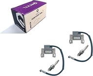 592846 Ignition Coil Pack 2Pcs Compatible with Briggs & Stratton 40F777 ntek V-Twin 18-22HP Engine,T