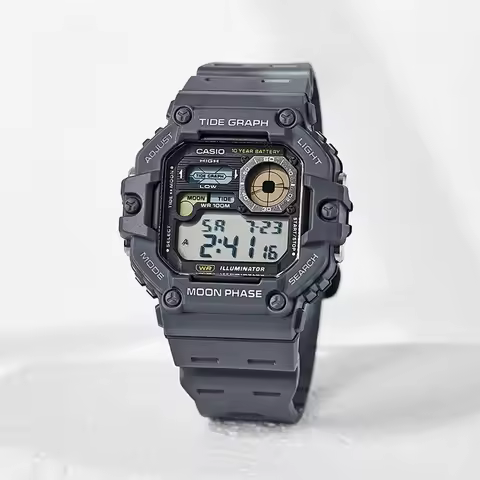 Casio WS-1700H series simple retro LCD display multifunctional long-lasting power waterproof men's w