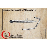 Knalpot kawasaki w175tr-kawasaki w175 tr freeflow