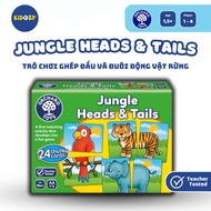 Trò chơi trí tuệ Jungle Heads & Tails - Orchard Toys giúp trẻ phát triển phối hợp tay mắt và ghi nhớ