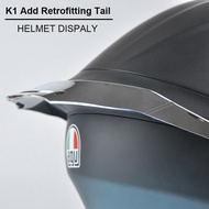 AGV K1 Spoiler Casco AGV Original Tail Refitting Helmet Air Spoiler Motorcycleaccessories Universal Tail Not Suitable For S Size