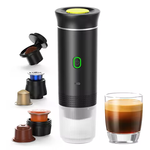 Electric Coffee Machine Travel Handy 3 In1 Espresso Portable Coffee Espresso Maker Machine Cafe Port