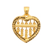 TAKA Jewellery 999 Pure Gold Pendant