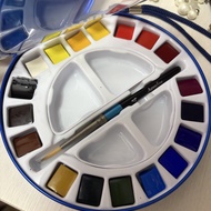 Daler Rowney Aquafine 圓形水彩顏料套裝
