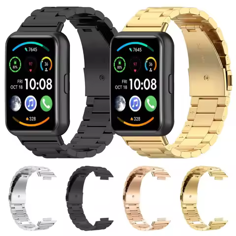 Stainless Steel Strap Loop For Huawei Watch FIT 2 active Women Men Metal Watch Bracelet Correa For H