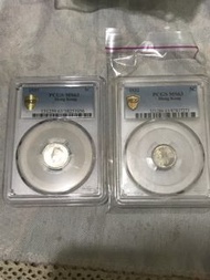 香港 PCGS MS63 1932/1937 五仙幣
