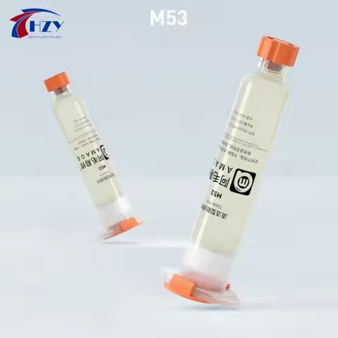 10cc Amaoe M53 M50 No-Clean Smooth Flow Tracky Soldering Flux Paste for PCB IC CPU LED BGA