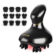 NIPLUX EMS HEAD SPA Electric Scalp Brush Head Spa NISSO PLUS Co. IPX7 Waterproof 3D Vibration Red LE