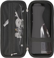 Aproca Black Hard Travel Storage Case, compatible with Waterpik WF-02 Cordless Water Flosser and Accessories