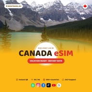 Canada eSIM 10GB-75GB & Unlimited Data | Instant QR | High Speed Internet | REDXTRAVEL.MY