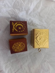 KITAB STANBUL STAMBUL TINTA EMAS MINI BOX KUNINGAN