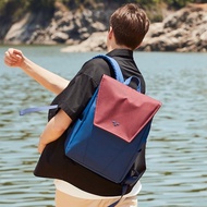 MAH 羊舍聯名電腦雙肩包 撞色背包 高中學生書包 14英吋