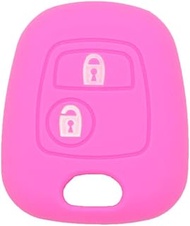 Fassport BROVACS Key Case Compatible with Peugeot Citroen 2-Button Remote Control - Silicone Protect