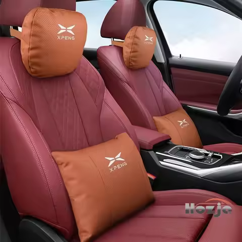Embroidery Car Headrest Lumbar Cushion Neck Pillow for Xpeng G6 G9 Q2 Q3 P5 P7 X9 MONA M03 G3i 2022 