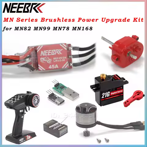 2322 2600KV 3500KV Brushless Motor 21G Servo Metal Gear Box AM32 45A ESC 7CH Transmitter Receiver fo
