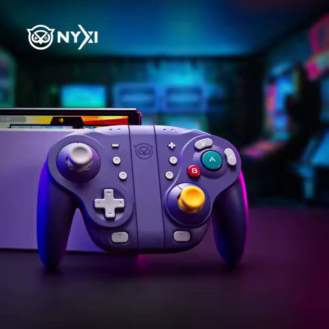 NYXI for Switch2/Switch Wizard Wireless Joy-pad Purple