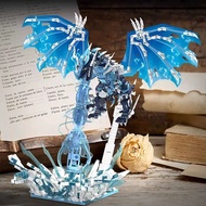 New Frost Dragon Dinosaur Flame Flying Dragon Toy Domestic Building Blocks Children Educational Asse