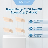 eufy Spout Cap (4-Pack) for Wearable Breast Pump E20/E10/S1/S1 Pro, Breast Pump Replacement Parts T8