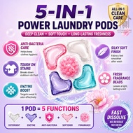 KONNICHI 5 In 1 Laundry Beads Gel with Fragrance 5in1 Laundry Detergent Sabun Basuh Baju