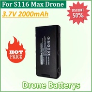 New S116 3.7V 2000mAh Intelligent Flight Battery for Max Drone Battery S116 RC Replacement S116 Max 