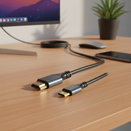 4K 60Hz Mini HDMI to HDMI Cable for HDTV, Tablet, Camera, Supports Bidirectional Connection  Kabel M