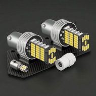 AOSMMD 1pc 1156 BA15S P21W S25 7506 4014SMD LED Bulb White High Power for Reverse Light