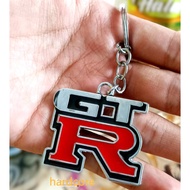 3D GTR Car Logo Key Ring Chain Grill Keyring JDM Keychain Nissan GT-R r35 r34 R32 r33 Skyline Metal 