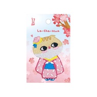 JzFun / 拉查花 刺繡無痕瀏海貼片(櫻花凹凹)