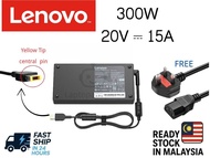 Lenovo 300W 20V-15A 11mm*5.5mm Slim Tip Legion Charger for Lenovo Legion 9i 7 7i pro 5 5i 5 Pro Leno