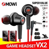 PLEXTONE DX2 Xmowi VX2 Metal Bass Head Wired Stereo in-Ear Earphones In-line Control Hands-free With