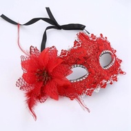 Topeng wajah mata pesta tahun baru mask cosplay halloween party wanita cewek dewasa cantik lucu kain