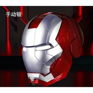 {tygkjgk} Avengers Iron Man Helmet Electric Auto Open Close MK5 JARVIS LED Cosplay Mask Headgear Toy