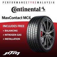 215/45R18 Continental MaxContact 6 MC6 Tyre (FREE Installation) Tire Tayar MAZDA 3 MITSUBISHI LANCER 215 45 18