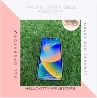 Iphone 13 mini 128gb starlight second fullset mulus no minus